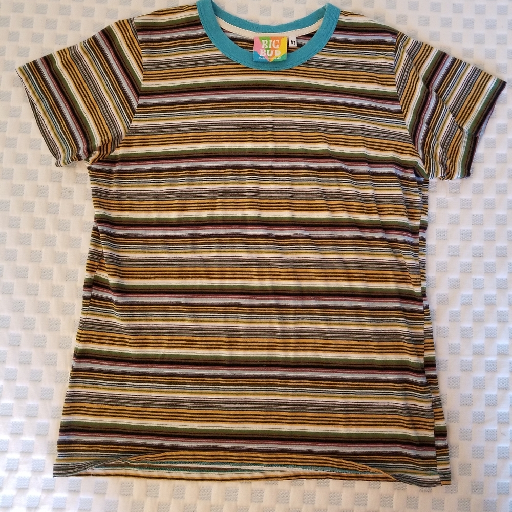 Big Bud Press Striped Shirt M